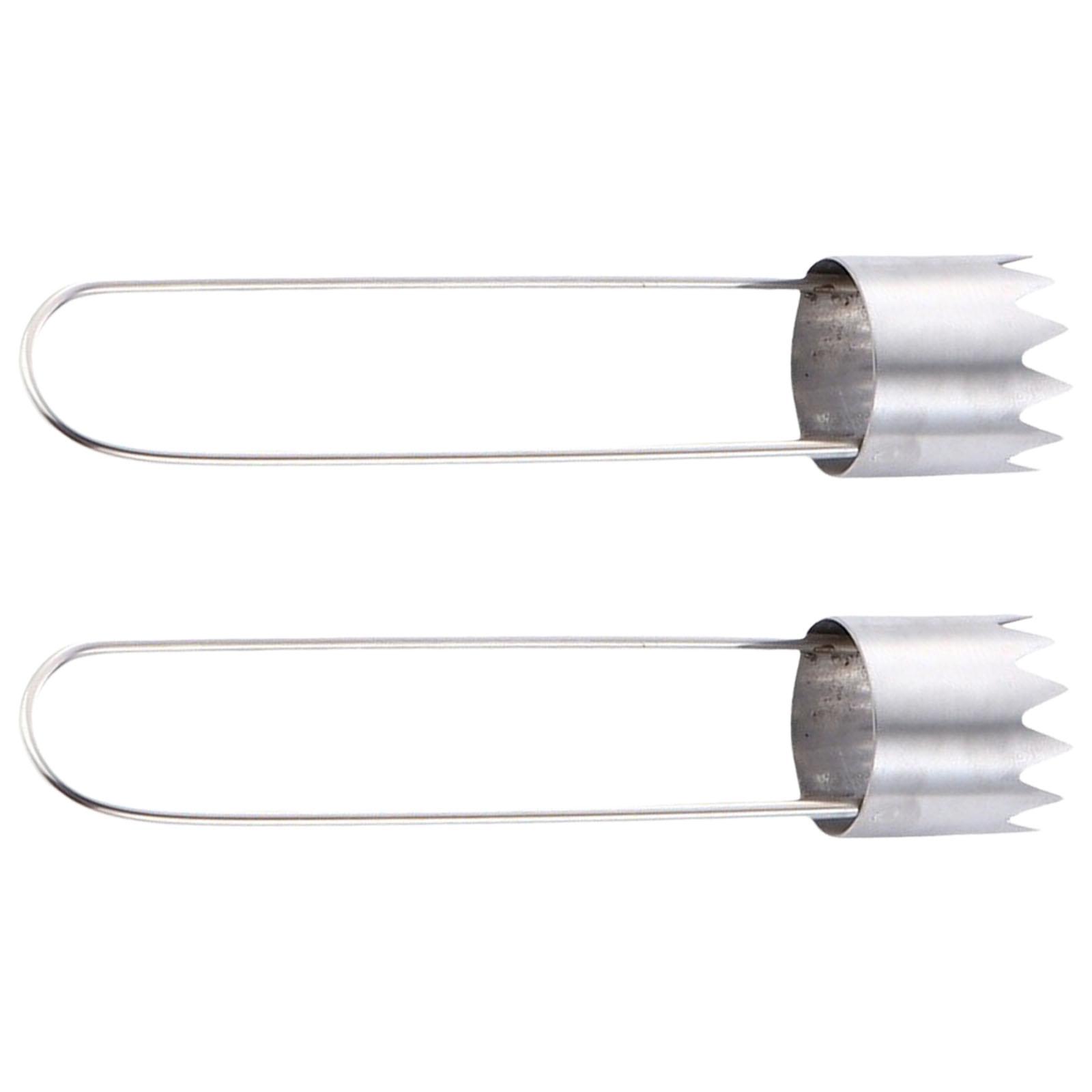 

2 шт. Инструмент для удаления сердцевины фруктов из нержавеющей стали для эффективного удаления косточек груши, огурцов, горькой тыквы, удалитель сердцевины, эргономичная рукоятка