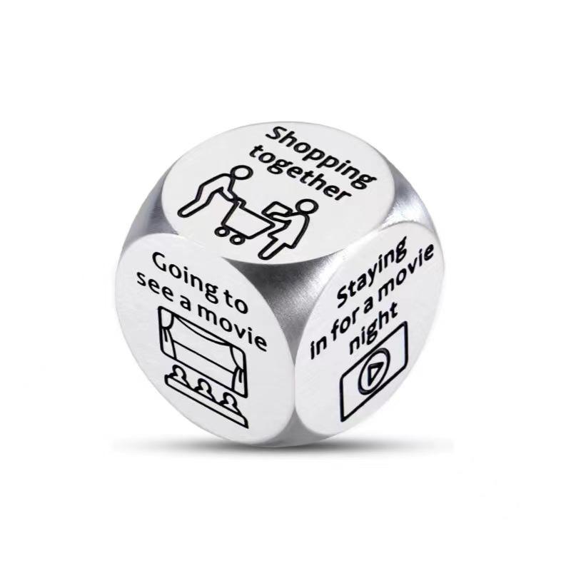 Dice Party Favor Halloween Boo Košík Položky Date Night Nápady Herní kostky dárky pro páry Svatební zásnubní dárky Hry do ložnice na herní večer