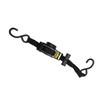 2pcs Self Winding Tie Down Strap Balck Luggage Fixing Strap Durable Auto Ratchet Strap  Trailer