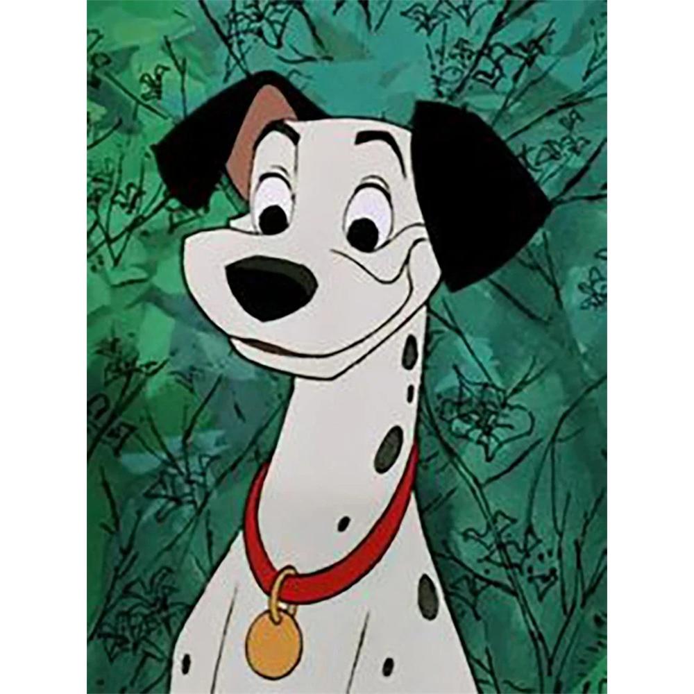 

Disney Diamond Painting Pongo Classic Animated Portrait Illustration 5D Diamond Painting Art Embroidery Cross Stitch Room Decoration Round 20x30cm