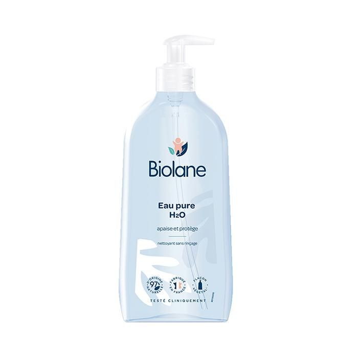 Biolane - Eau Pure H2O - Nettoyant Pour Visage, Corps & Siège Du Bébé - 350ml