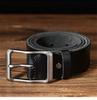 Men's Genuine Cowhide Leather Belt, Pin Buckle, Versatile and Retro Style for Casual Jeans
