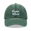 1pc Bear's Paw Washed Print Baseball Caps for Women,Lightweight Outdoor Sunshine Hat Suitable for Hiking,Camping,Cycling,Fishing