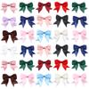 10pcs Satin Ribbon Bows Colourful Polyester Double Layer Swallowtail Bowknot For DIY Wedding Party Clothing Headwear Gifts Decor