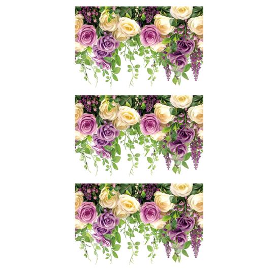 Наклейка Роза Лоза Дизайн ПВХ Стикер Не Водонепроницаемый Остатки Клея на Стене Универсальный Декоративный Оконный Стикер C