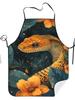 Slender and Flexible Snake Printed Durable Aprons2D Print Design
