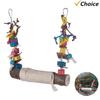 Bird Cage Hanging Training Toy Accessories Bird Swing Perch for Birds Chewing Toy Parrot Chew Toy for Large Medium   Birds