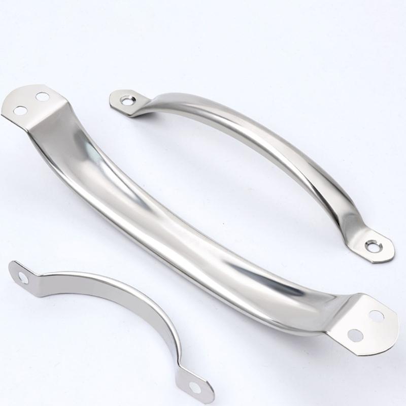 Round Tube Cabinets Handle Heavy Type Stainless Steel Pull For Furniture Drawer Door Chopping Board Simple Mounting Hardware Accessories