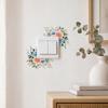 Plants Flower Switch Sticker, Peony Rose Leaves Light Switch Decal, Removable Socket Decor for Bedroom Living Room Kitchen