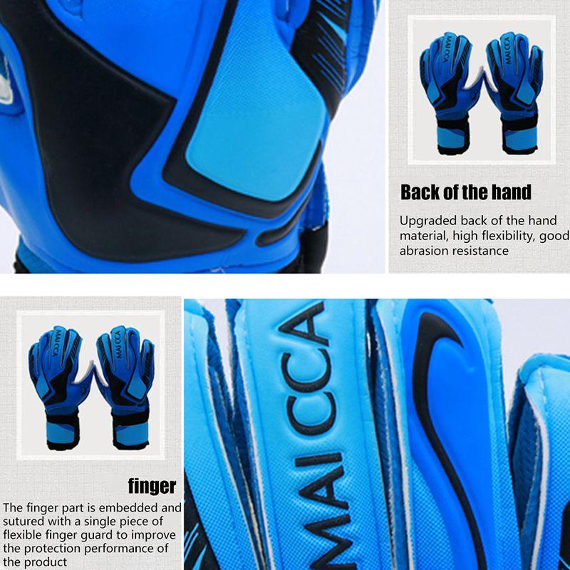 Wear-Resistant Latex Finger Gloves Football Goalkeeper Non-Slip Protective Gear Outdoor Sports Equipment Universal Style