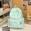 Schoolbag high value backpack junior high school college students new niche backpack college going out large capacity girl heart school bag