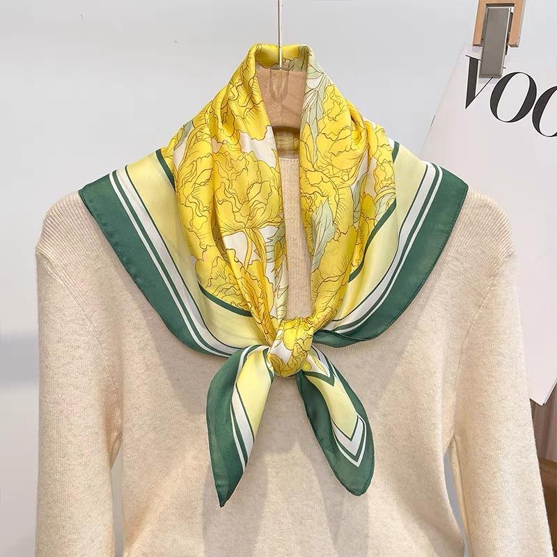 Nice Small Scarf Korean Ins Style All-match Fashion Summer Decorative Square Tie Hair Band Thin