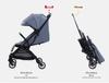 He Bao Baby Stroller: Reinforced Two-Way, One-Key Folding, High-Landscape Pram
