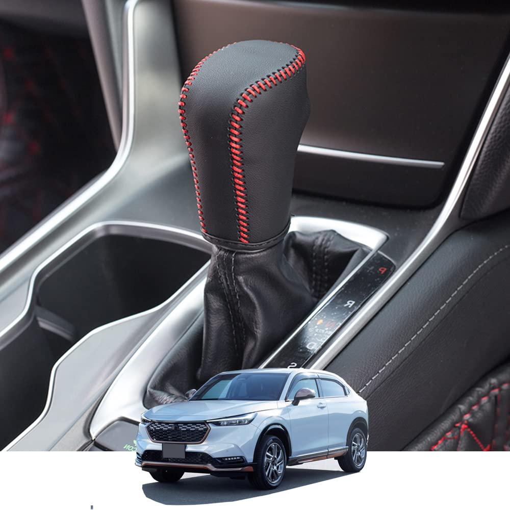 Kakash Genuine Leather Material Shift Knob Cover for Honda Interior Custom Parts Accessories Nail