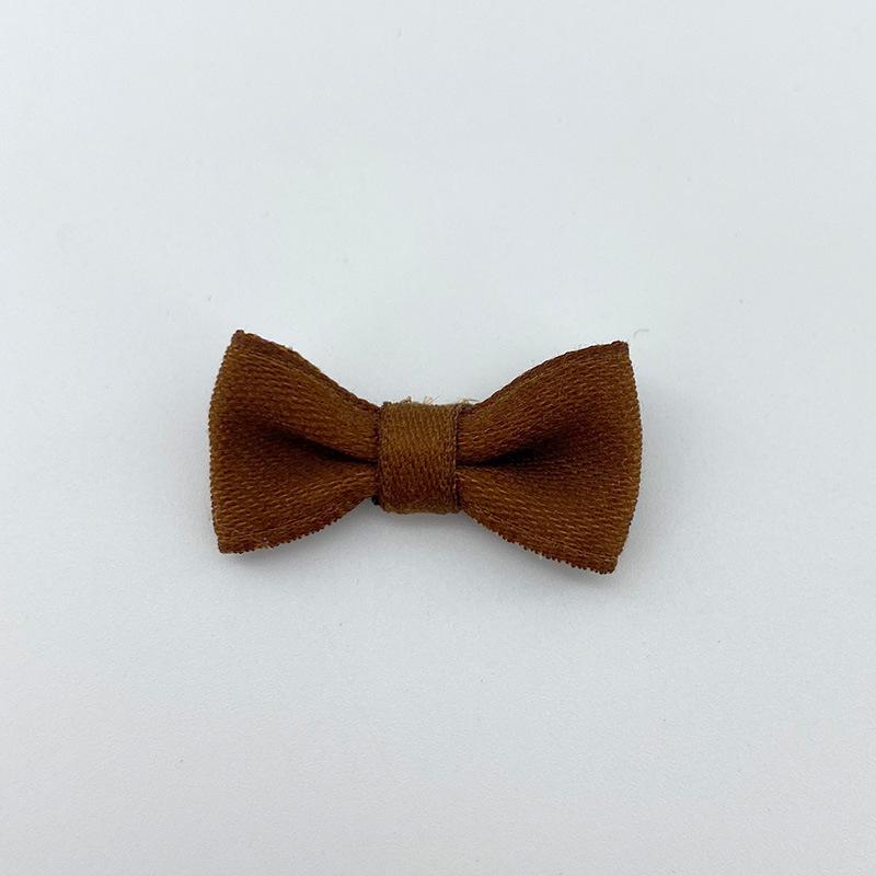 Available In 8 Colors: 3cm Cotton Ribbon Bowknot for Hair Accessories, Shoes, Hats, Decorations, and Pet Toys.