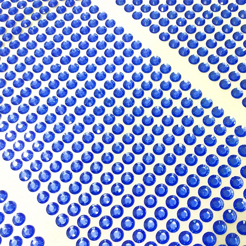 Set of 900pcs 4mm Acrylic Diamond Stickers, Semi-Circular Geometric Self-Adhesive for Handmade Photo Albums, Nail Art & Eye Makeup Decoration