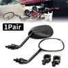 2pcs 8/22mm Handlebar Universal Motorcycle Mirrors Scooters Rear/Side View Mirrors Cafe Racer Parts for Harley Suzuki Yamaha
