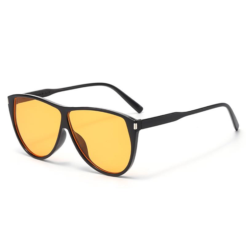 2026 Trendy Large Frame Sunglasses with UV Protection - Stylish European & American Street Style for Men and Women