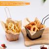 Portable Square Mini Fried Basket French Fries Basket Restaurant Fried Chicken Snack Chips Iron Metal Colander Tool