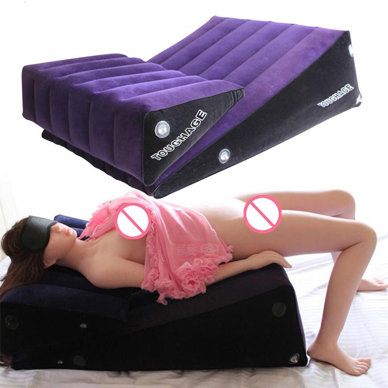 Sex Inflatable Cushion Sofa Sexy Pillows Couples Love Position Body Wedge Erotic Toys  Lying Furniture Adults Games Sextoys