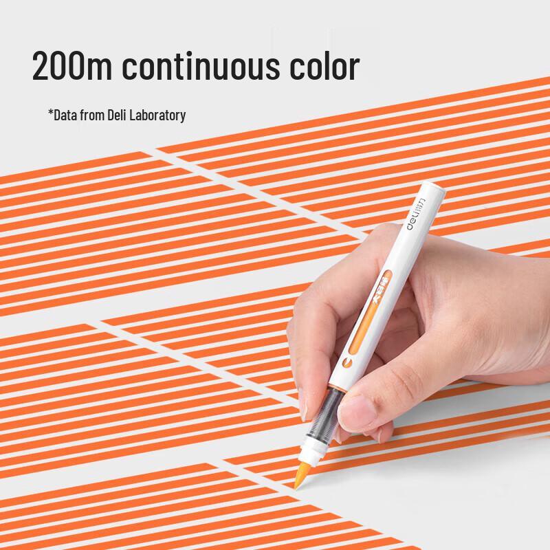 Deli 36-Color Soft-Tip Washable Acrylic Markers