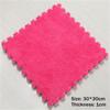 Easy To Clean Fluffy Floor Carpet Mat Square Soft Puzzle Foam Carpet Tiles Anti-Slip Playmat Thickened Plush Foam Living Room
