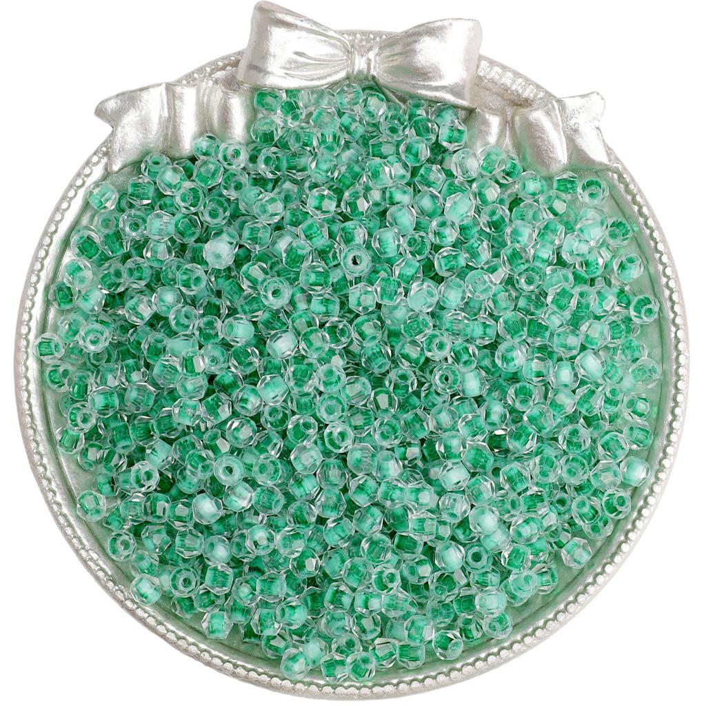 140Pcs Crystal Czech Glass Beads Ink Wash Painting Seed Beads For DIY Clothing Sewing Decor Jewelry Making