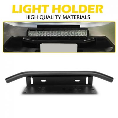 US 23 Inch Bull Bar Offroad Bumper License Plate Fog Light Front Holder Bracket