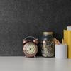 VEELIKE Glitter Removable Wallpaper Wall Renovation Suitable for Sliding Wall Furniture Interior Kitchen Easy to 40 x 300cm Sheet, Black, Thick,