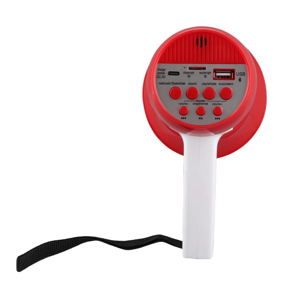 Portable Amplifier Multiple Alarm Modes 100W High Power Bluetooth Handheld Amplifier