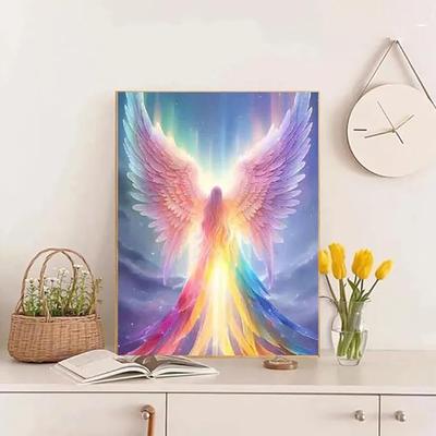 5D PASIDARYK pats deimantinė tapyba Angelų sparnai Pilnas kvadratinis apvalus deimantų mozaika Siuvinėtas portretas Fantazijos menas Namų dekoravimas