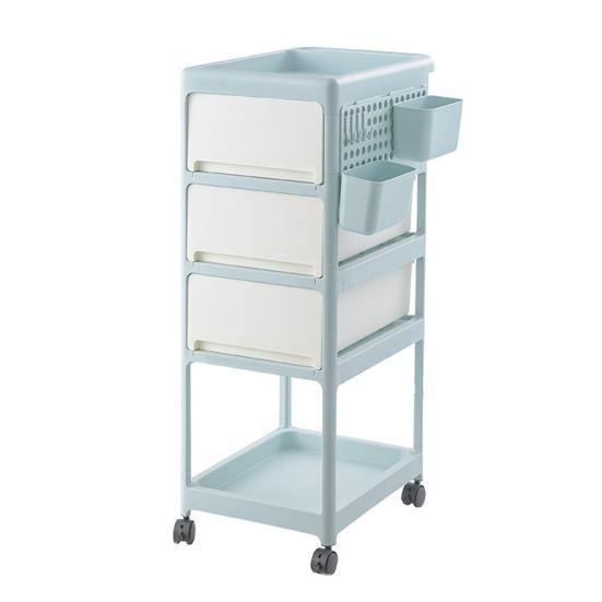 Ruchomy wózek narzędziowy z półką, ruchomy organizer z szufladami i wózek do przechowywania w pokoju dziecięcym, wózek do przechowywania