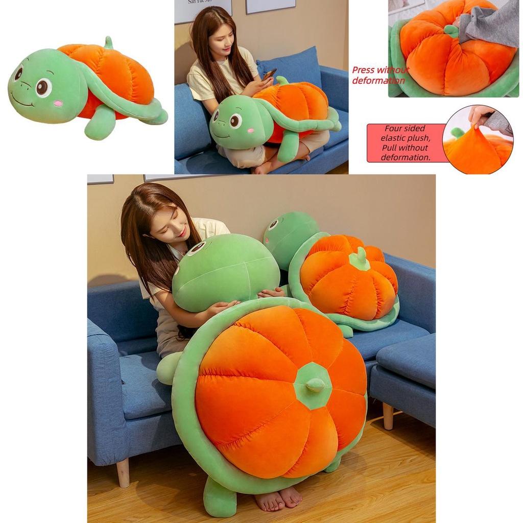 Creative Pumpkin Turtle Plush Toy Perfect Gift For Children And Girlfriend