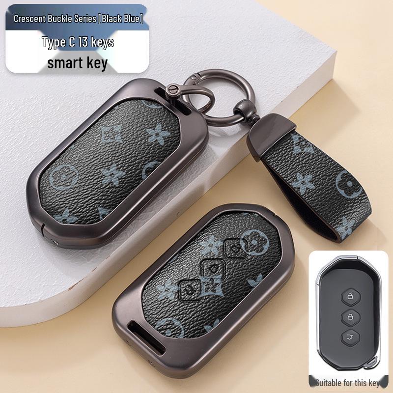 Compatible Key Case for Wuling Hongguang, Mini EV, S/S3, Chi Ma Long GB