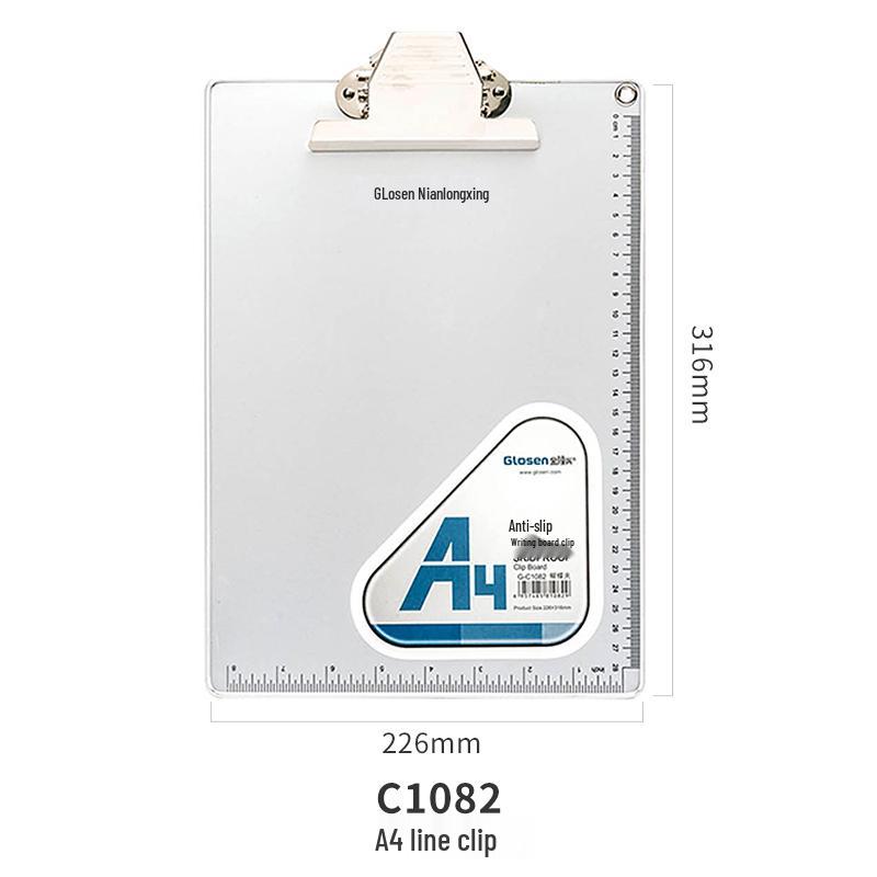 Aluminum Alloy Clipboard Folder A4/A5 Writing Board Office Stationery.