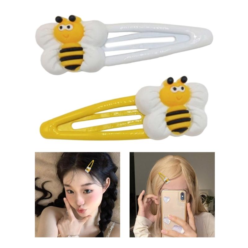 5pcs Soft Silicone Hairpins For Girls Slip Comfortable Party School