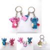 Stitch Plastic Block Keychain Diy Kit For Children And Couples Gift Collectible Accessory