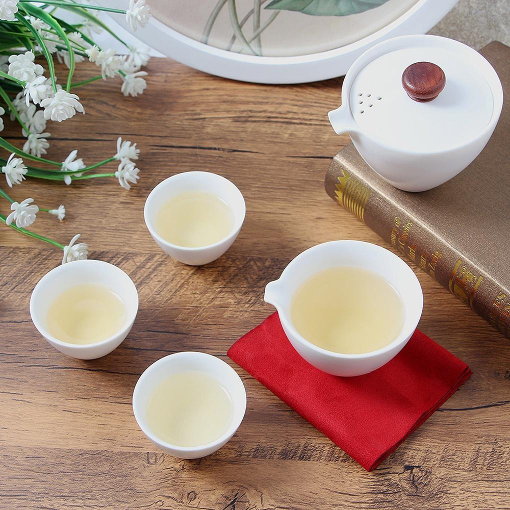 Green Narae Portable Tea Set for Travel 3-Person Tea Ceremony