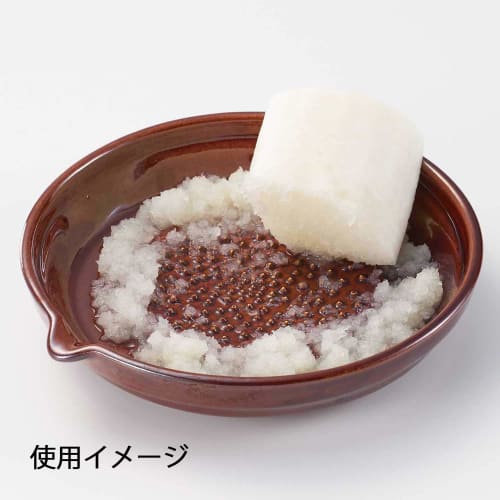 Banko ware grater, large, approx. 16 x 15 cm, celadon, 18267