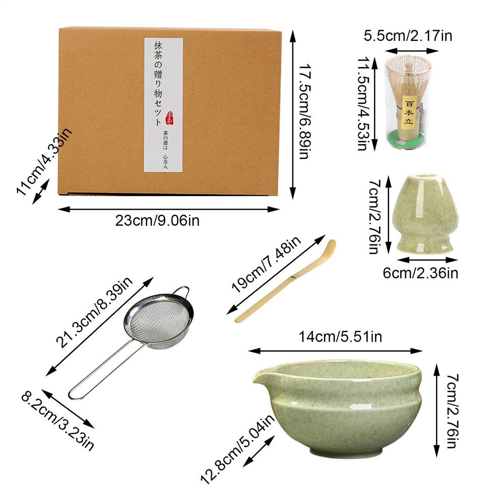 

Набор венчиков для матча Ручной стартовый набор для матча Удобное использование Помощь в приготовлении японского чая для общежития, кухни, магазина, квартиры