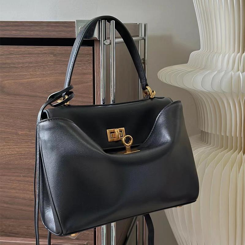 Bolso Tote de Gran Capacidad de Alta Calidad Bolso de Mano Elegante de Cuero Suave Bolso Versátil de Color Sólido para el Trabajo Bolso Cuadrado Popular Exquisito