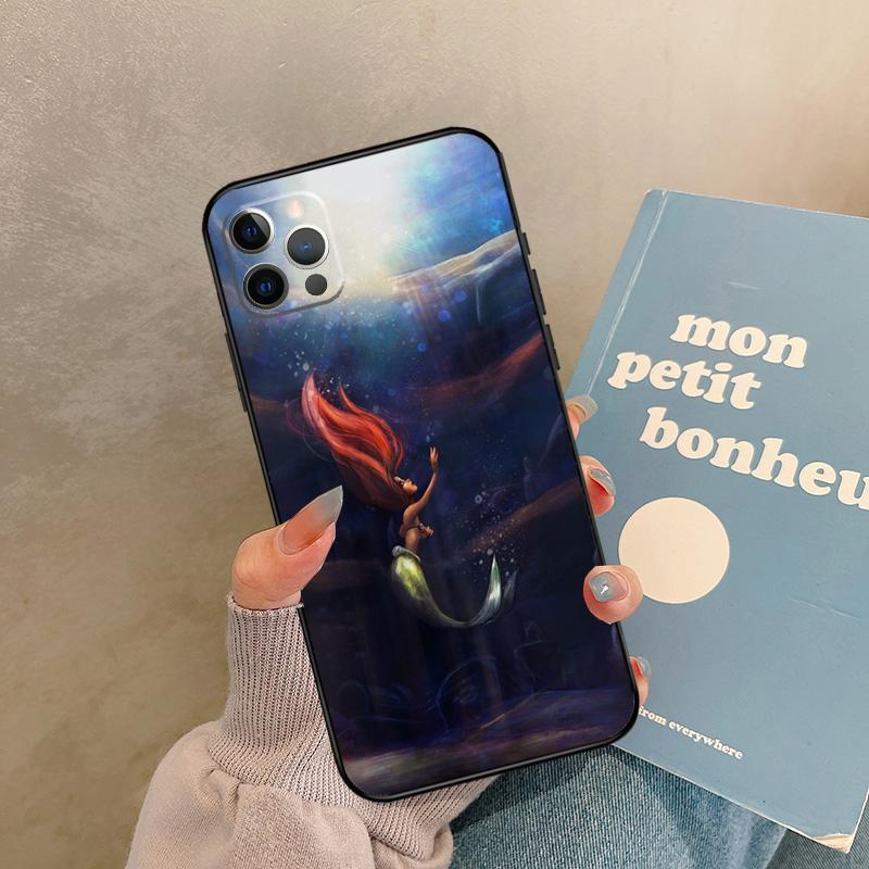 

Mermaid Case For iPhone 17 Air 14 16 15 11 12 13 Pro Max 12 mini XR 15 16 Plus 16e Back Cover Shell iPhone 15 Plus