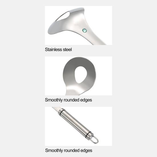 Rice Dumpling Shaper 304 Stainless Steel Meatball Maker Scoop, Hand Press Scoop for Fish Shrimp Easy Clean Kitchen Gadget Balls, Non-Stick Meat