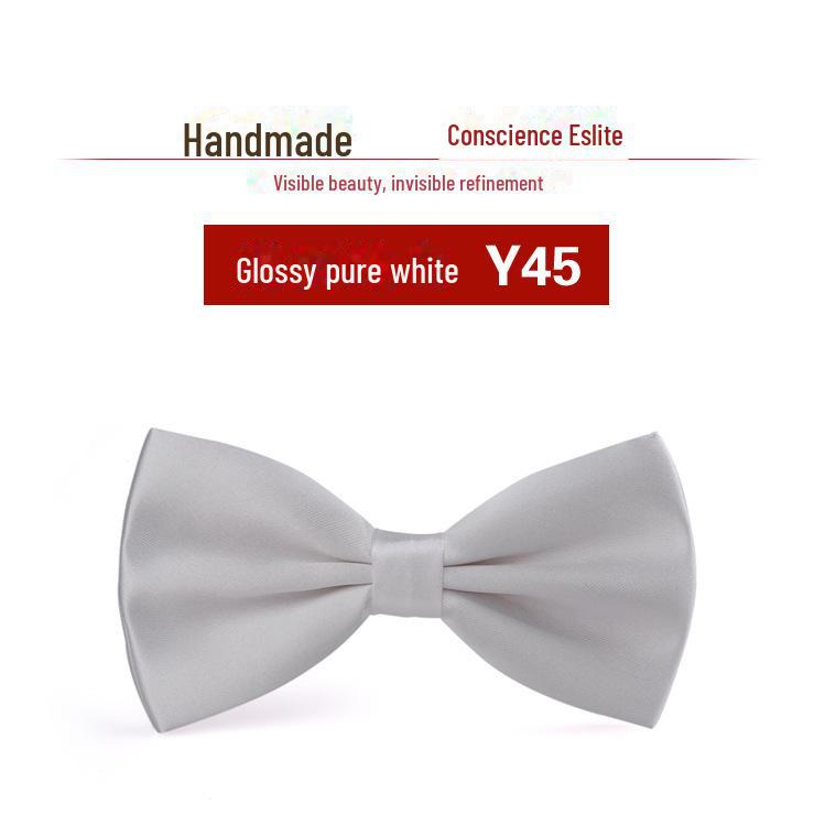 Wine Red Korean Bow Tie for Men - Ideal for Weddings and Best Man Attire
