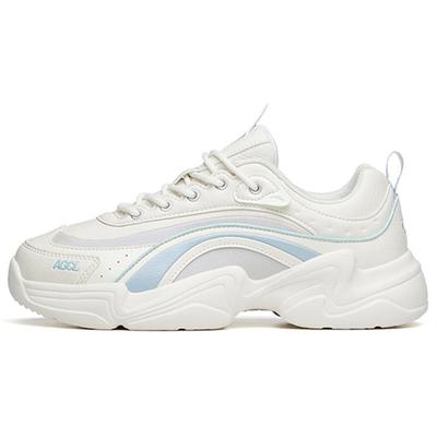 Chunky Sneakers Women's Low Top White/Gray/Blue 922138890-7