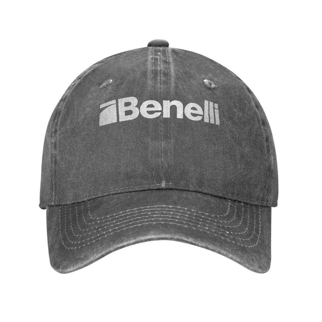 Benellis Motor Baseball Caps Fashion Distressed Denim Racing Headwear for Men Women Outdoor Activities Gift Caps Hat