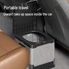 Portable Vehicle-Mounted Folding Toilet for Adults - Emergency, Camping, and Outdoor Use with Solidifier