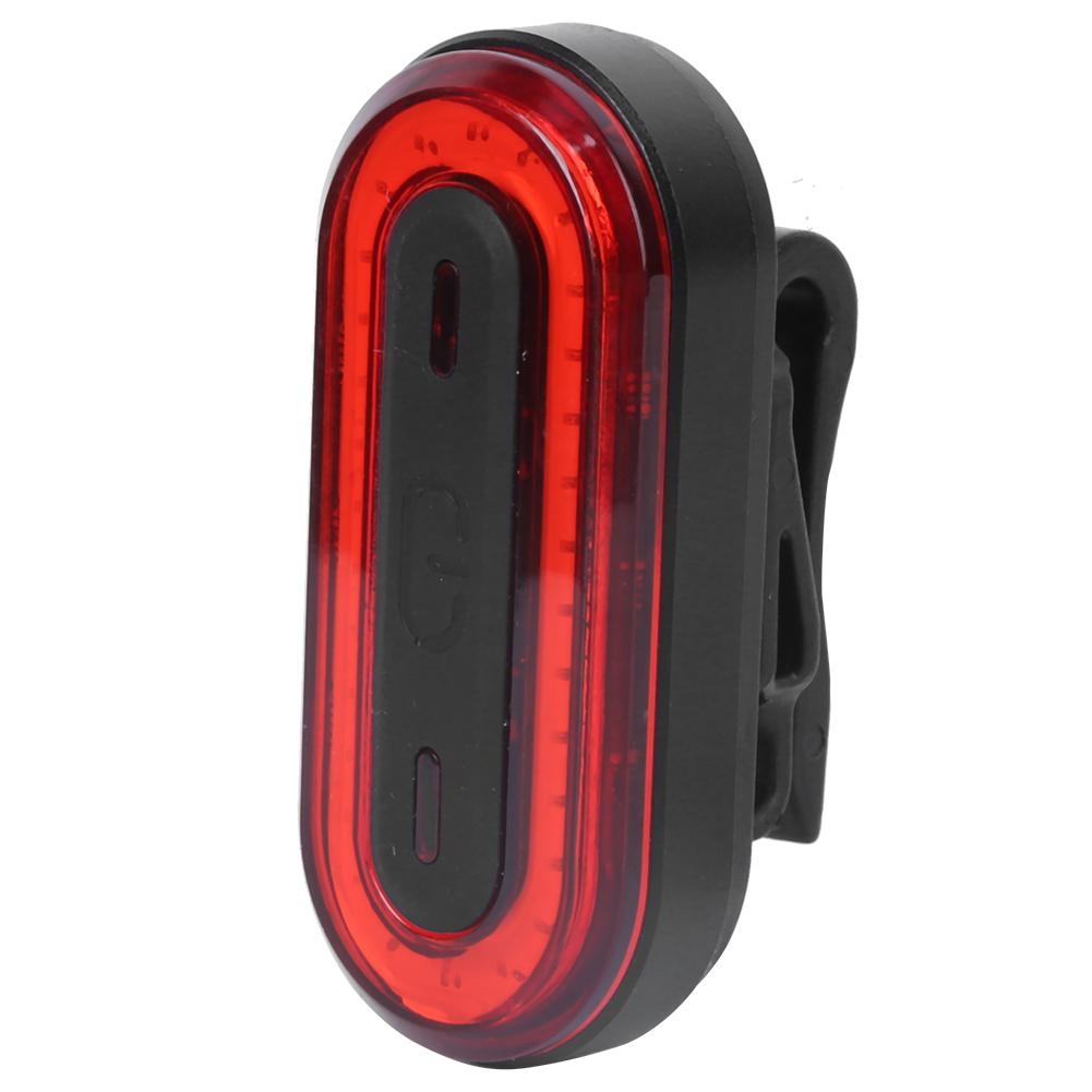 Cycling Light LED Bicycle Bike Light Rechargeable Tailight Warning Rear FlashlightRed Shell Red