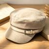 Vintage Style Navy Cap Women Warm Hat For Autumn Winter Slimming Face