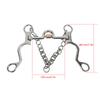 Pelham Bit Strong Fine Workmanship Stainless Steel Horse Bit for Horse Riding Equestrian Performance